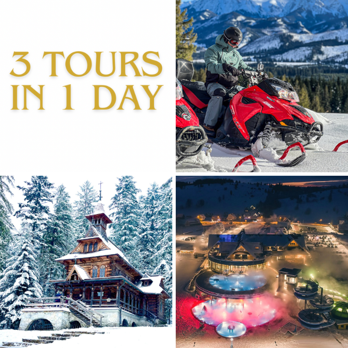 Snowmobiles, Zakopane and Thermal Baths